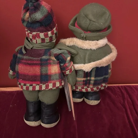 Christmas Snow People “Couple” - Picture 2 of 6